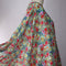 100% Japanese Cotton – Pale Turquoise Green Floral *Exclusive